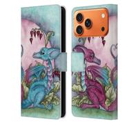 Head Case Designs Officially Licensed Amy Brown Love Dragons Folklore Leather Wallet Case Compatible With Apple iPhone 17 Pro Max