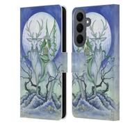 Head Case Designs Officially Licensed Amy Brown Midnight Fairy Elemental Series Leather Wallet Case Compatible With Samsung Galaxy S26 Plus