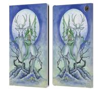Head Case Designs Officially Licensed Amy Brown Midnight Fairy Elemental Series Leather Wallet Case Compatible With Amazon Fire Max 11 2023