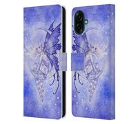 Head Case Designs Officially Licensed Amy Brown Moon Fairy Elemental Series Leather Wallet Case Compatible With Samsung Galaxy A07
