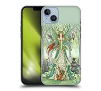 Head Case Designs Officially Licensed Amy Brown Mother Nature Fairy, Fox & Owl Magical Fairies Hard Back Case Compatible With Apple iPhone 14 Plus