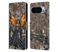 Head Case Designs Officially Licensed Amy Brown Queen Mab Folklore Leather Wallet Case Compatible With Google Pixel 10 Pro XL