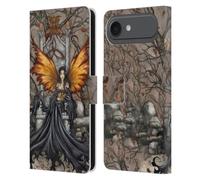 Head Case Designs Officially Licensed Amy Brown Queen Mab Folklore Leather Wallet Case Compatible With Apple iPhone 17 Air