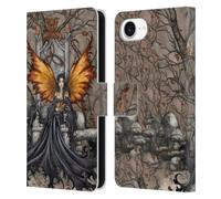 Head Case Designs Officially Licensed Amy Brown Queen Mab Folklore Leather Wallet Case Compatible With Apple iPhone 16e