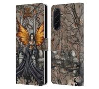 Head Case Designs Officially Licensed Amy Brown Queen Mab Folklore Leather Wallet Case Compatible With Samsung Galaxy A36 5G