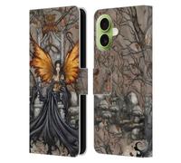 Head Case Designs Officially Licensed Amy Brown Queen Mab Folklore Leather Wallet Case Compatible With Apple iPhone 17