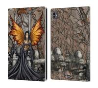 Head Case Designs Officially Licensed Amy Brown Queen Mab Folklore Leather Wallet Case Compatible With Apple iPad Pro 11 M4/M5 2024/2025