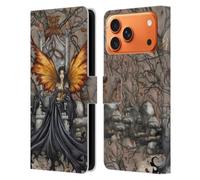 Head Case Designs Officially Licensed Amy Brown Queen Mab Folklore Leather Wallet Case Compatible With Apple iPhone 17 Pro Max