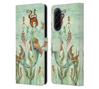 Head Case Designs Officially Licensed Amy Brown Sea Horse Keeper Elemental Series Leather Wallet Case Compatible With Samsung Galaxy A17 4G / 5G