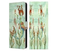 Head Case Designs Officially Licensed Amy Brown Sea Horse Keeper Elemental Series Leather Wallet Case Compatible With Samsung Galaxy S25 FE