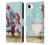 Head Case Designs Officially Licensed Amy Brown Sunday Morning Pixies Leather Wallet Case Compatible With Apple iPhone 16e