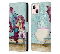 Head Case Designs Officially Licensed Amy Brown Sunday Morning Pixies Leather Wallet Case Compatible With Apple iPhone 13