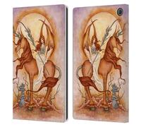 Head Case Designs Officially Licensed Amy Brown Sunrise Fairy Elemental Series Leather Wallet Case Compatible With Amazon Fire Max 11 2023