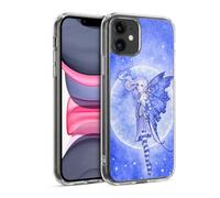 Head Case Designs Officially Licensed Amy Brown The Moon And Stars Pixies Gel Case [Military Grade Protection] Compatible with Apple iPhone 11 and Compatible with MagSafe