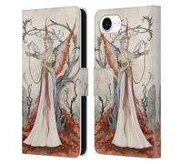 Head Case Designs Officially Licensed Amy Brown White Witch Elemental Fairies Leather Wallet Case Compatible With Apple iPhone 16e