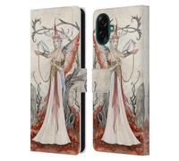 Head Case Designs Officially Licensed Amy Brown White Witch Elemental Series Leather Wallet Case Compatible With Samsung Galaxy A07