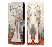 Head Case Designs Officially Licensed Amy Brown White Witch Elemental Series Leather Wallet Case Compatible With Samsung Galaxy S25 FE