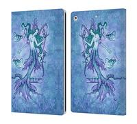 Head Case Designs Officially Licensed Amy Brown Witch Of The Sea Elemental Fairies Leather Wallet Case Compatible With Apple iPad 10.2 2019/2020/2021