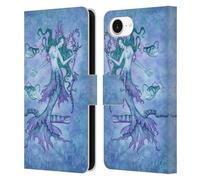 Head Case Designs Officially Licensed Amy Brown Witch Of The Sea Elemental Fairies Leather Wallet Case Compatible With Apple iPhone 16e