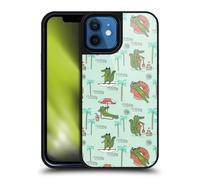 Head Case Designs Officially Licensed Andrea Lauren Design Alligators Sea Animals Gel Armour Case [Military Grade Protection] Compatible With Apple iPhone 12 / iPhone 12 Pro