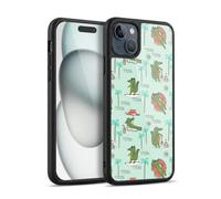 Head Case Designs Officially Licensed Andrea Lauren Design Alligators Sea Animals Gel Armour Case [Military Grade Protection] Compatible With Apple iPhone 15 Plus
