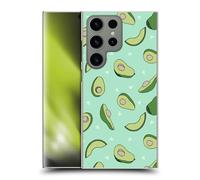 Head Case Designs Officially Licensed Andrea Lauren Design Avocado Food Pattern Hard Back Case Compatible With Samsung Galaxy S24 Ultra 5G