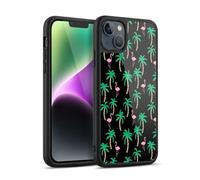 Head Case Designs Officially Licensed Andrea Lauren Design Black Flamingo Birds Gel Armour Case [Military Grade Protection] Compatible With Apple iPhone 14 Plus