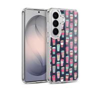 Head Case Designs Officially Licensed Andrea Lauren Design Coffee Food Pattern Gel Case [Military Grade Protection] Compatible with Samsung Galaxy S26 Plus and Compatible with MagSafe