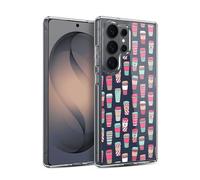 Head Case Designs Officially Licensed Andrea Lauren Design Coffee Food Pattern Gel Case [Military Grade Protection] Compatible with Samsung Galaxy S26 Ultra and Compatible with MagSafe