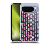 Head Case Designs Officially Licensed Andrea Lauren Design Coffee Food Pattern Gel Case [Military Grade Protection] Compatible with Google Pixel 10 Pro XL and Compatible with MagSafe