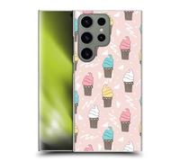Head Case Designs Officially Licensed Andrea Lauren Design Ice Cream Food Pattern Hard Back Case Compatible With Samsung Galaxy S24 Ultra 5G