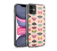 Head Case Designs Officially Licensed Andrea Lauren Design Moths Lady Like Gel Case [Military Grade Protection] Compatible with Apple iPhone 11 and Compatible with MagSafe