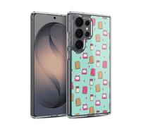 Head Case Designs Officially Licensed Andrea Lauren Design Peanut Butter And Jelly Food Pattern Gel Case [Military Grade] Compatible with Samsung Galaxy S26 Ultra and Compatible with MagSafe