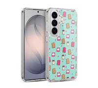 Head Case Designs Officially Licensed Andrea Lauren Design Peanut Butter And Jelly Food Pattern Gel Case [Military Grade Protection] Compatible with Samsung Galaxy S26 and Compatible with MagSafe