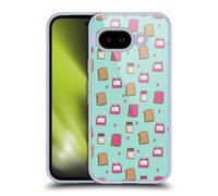 Head Case Designs Officially Licensed Andrea Lauren Design Peanut Butter And Jelly Food Pattern Gel Case [Military Grade Protection] Compatible With Google Pixel 9A