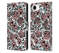 Head Case Designs Officially Licensed Andrea Lauren Design Pink Floral Lady Like Leather Wallet Case Compatible With Apple iPhone 16e