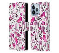 Head Case Designs Officially Licensed Andrea Lauren Design Shoe Addict Lady Like Leather Wallet Case Compatible With Apple iPhone 13 Pro Max