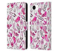 Head Case Designs Officially Licensed Andrea Lauren Design Shoe Addict Lady Like Leather Wallet Case Compatible With Apple iPhone 16e