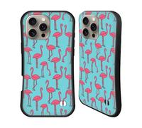 Head Case Designs Officially Licensed Andrea Lauren Design Simple Flamingo Birds Hybrid Case Compatible With Apple iPhone 16 Pro Max