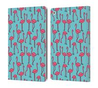 Head Case Designs Officially Licensed Andrea Lauren Design Simple Flamingo Birds Leather Wallet Case Compatible With Apple iPad 10.2 2019/2020/2021
