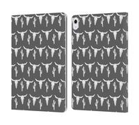 Head Case Designs Officially Licensed Andrea Lauren Design Skulls Assorted Leather Wallet Case Compatible With Apple iPad Air 13 2024/2025