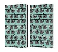 Head Case Designs Officially Licensed Andrea Lauren Design Sloth Animals Leather Wallet Case Compatible With Apple iPad Air 2 (2014)