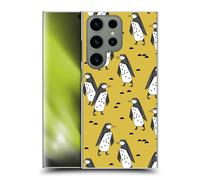 Head Case Designs Officially Licensed Andrea Lauren Design Yellow Penguins Birds Hard Back Case Compatible With Samsung Galaxy S24 Ultra 5G
