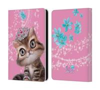 Head Case Designs Officially Licensed Animal Club International Cat Royal Faces Leather Wallet Case Compatible With Amazon Kindle 11th Gen (2024)