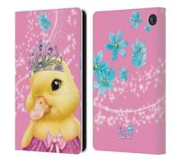 Head Case Designs Officially Licensed Animal Club International Duck Royal Faces Leather Wallet Case Compatible With Amazon Fire 7 2022