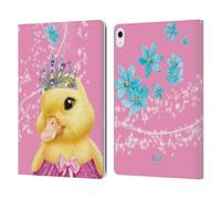 Head Case Designs Officially Licensed Animal Club International Duck Royal Faces Leather Wallet Case Compatible With Apple iPad Air 13 2024/2025