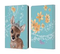 Head Case Designs Officially Licensed Animal Club International Fawn Royal Faces Leather Wallet Case Compatible With Amazon Kindle Paperwhite 6