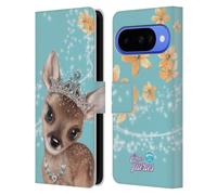 Head Case Designs Officially Licensed Animal Club International Fawn Royal Faces Leather Wallet Case Compatible With Google Pixel 10