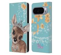 Head Case Designs Officially Licensed Animal Club International Fawn Royal Faces Leather Wallet Case Compatible With Google Pixel 10 Pro XL