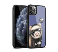 Head Case Designs Officially Licensed Animal Club International Ferret Faces Gel Armour Case [Military Grade Protection] Compatible With Apple iPhone 11 Pro Max